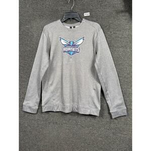 Charlotte Hornets Sweatshirt Boys XL Gray NBA Basketball Outerstuff Fleece
